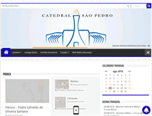 Tablet Screenshot of paroquiasaopedrotx.com.br